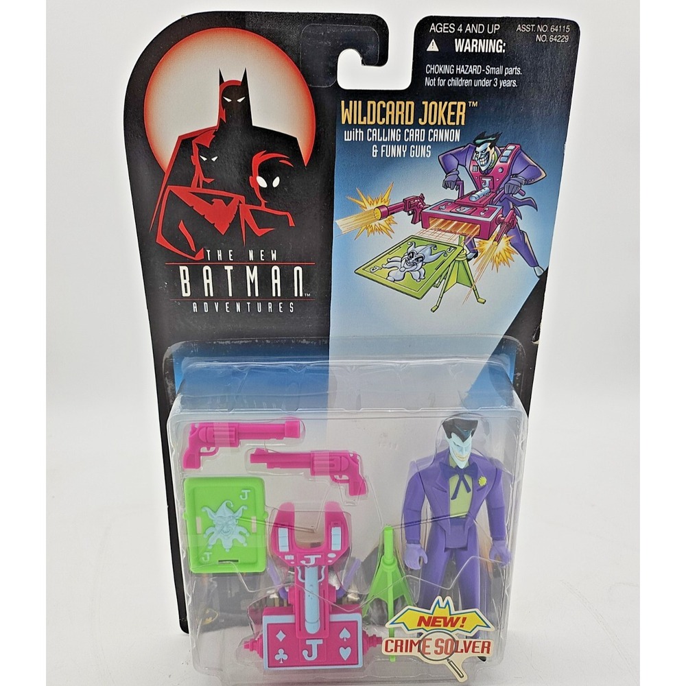 VTG The New Batman Adventures Wildcard Joker Action Figure Kenner 1997 NiB